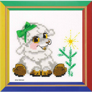 Riolis counted cross stitch Kit Little Lamb, DIY