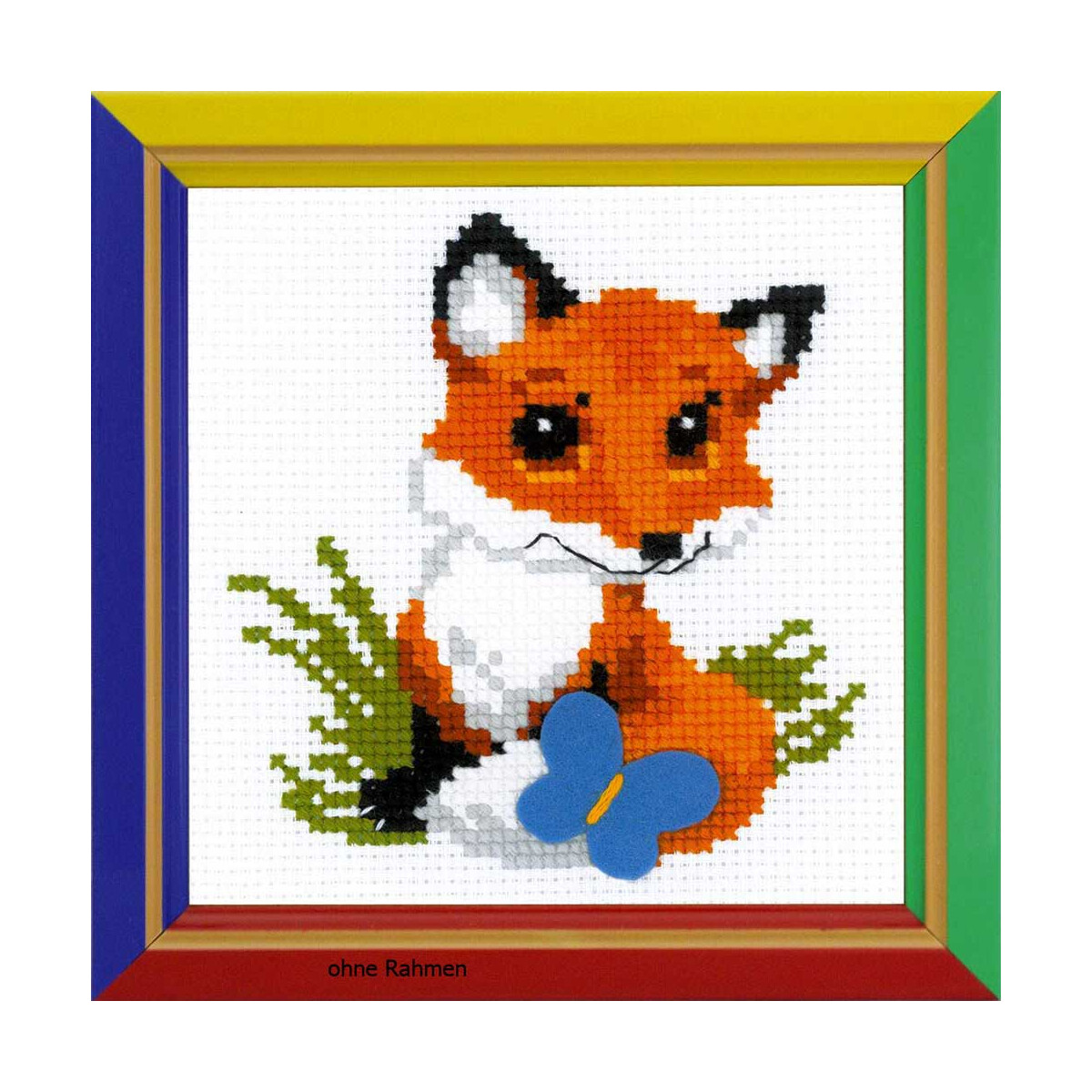 Riolis counted cross stitch Kit Little Fox, DIY