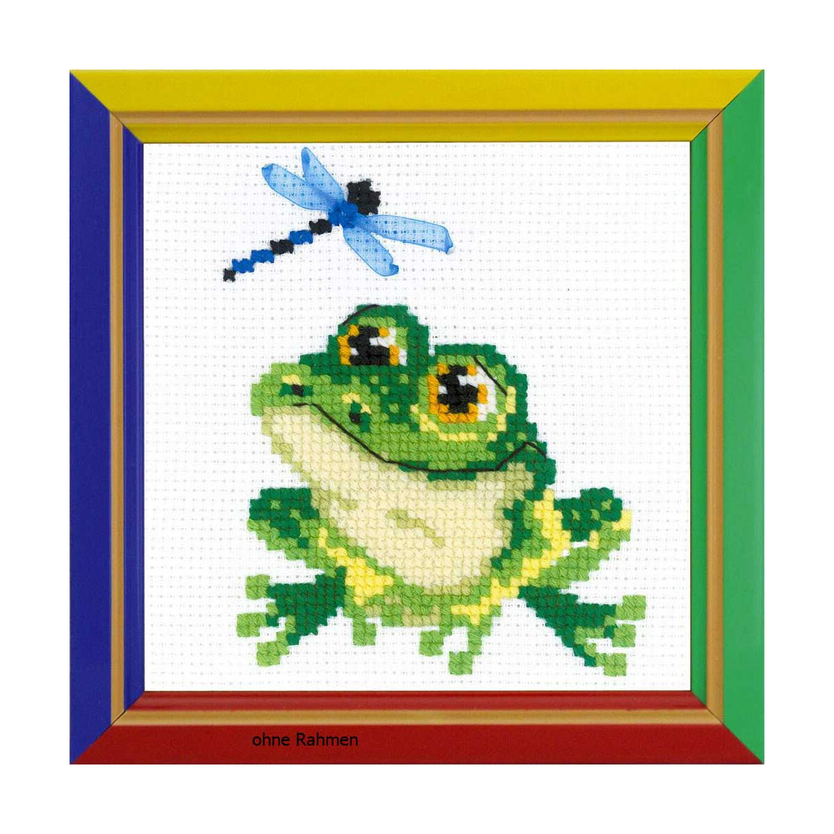 Riolis counted cross stitch Kit Little Frog, DIY