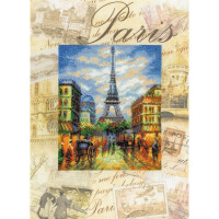 Riolis counted cross stitch Kit Cities of the World. Paris, DIY