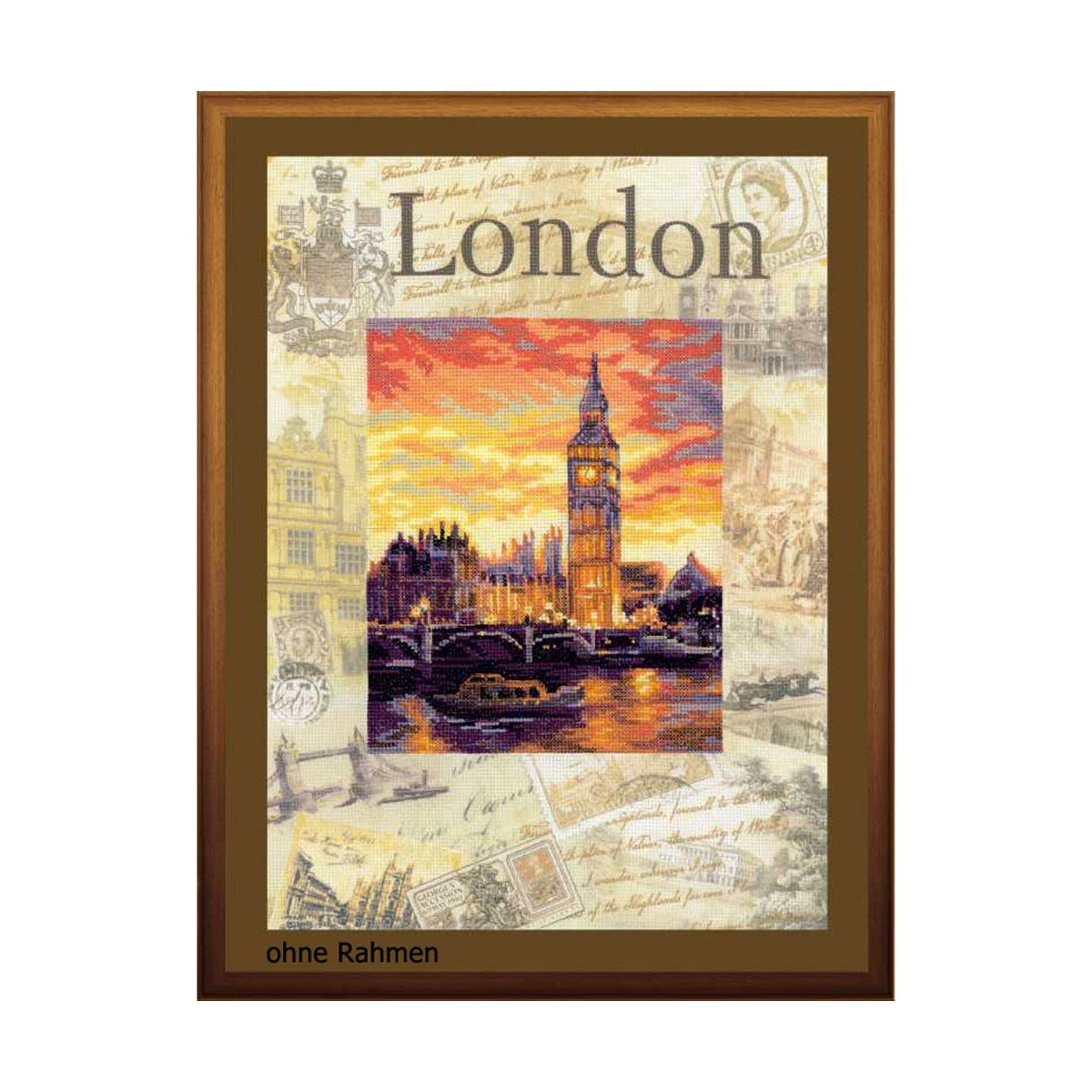Riolis counted cross stitch Kit Cities of the World....