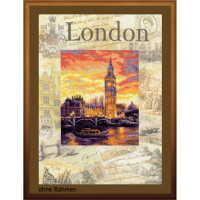 Set punto croce Riolis "World city London", modello di conteggio