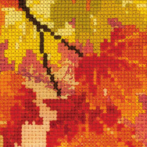 Riolis Kreuzstich-Set "Herbstfarben", Zählmuster