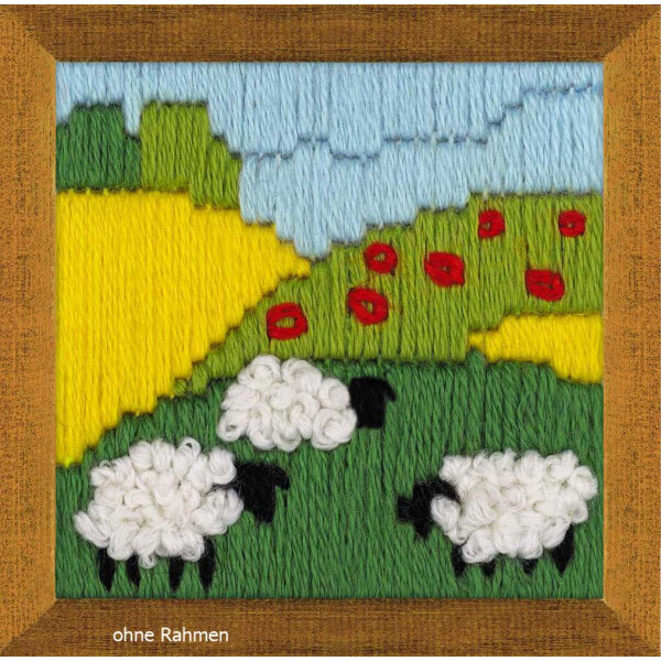 Riolis counted cross stitch Kit Summer Meadow, DIY