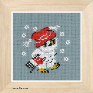 Riolis counted cross stitch Kit Snow, DIY