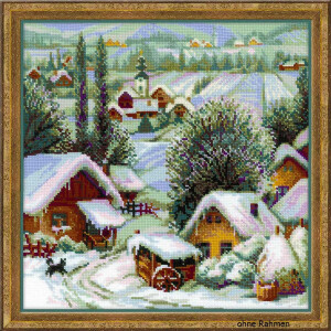 My House 1917 Counted Cross Stitch Kit Riolis