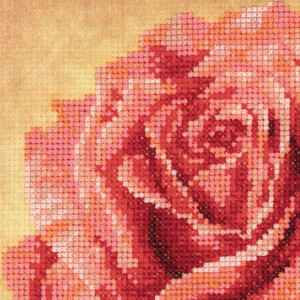 Riolis Kreuzstich-Set "Rose", Zählmuster