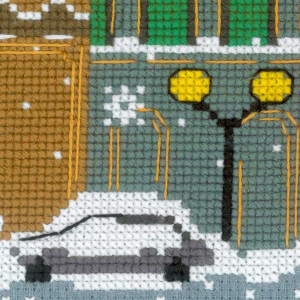 Riolis counted cross stitch Kit Christmas City, DIY