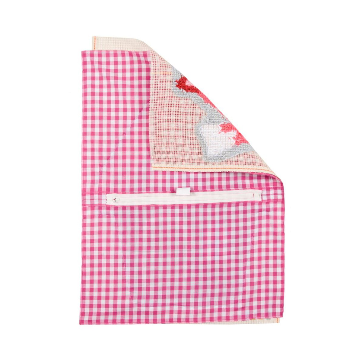 Vervaco cushion back with zipper, red, 45x62 cm , DIY