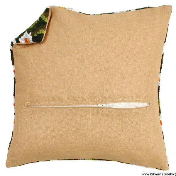 Vervaco cushion back with zipper 45 x 45 cm, beige, DIY