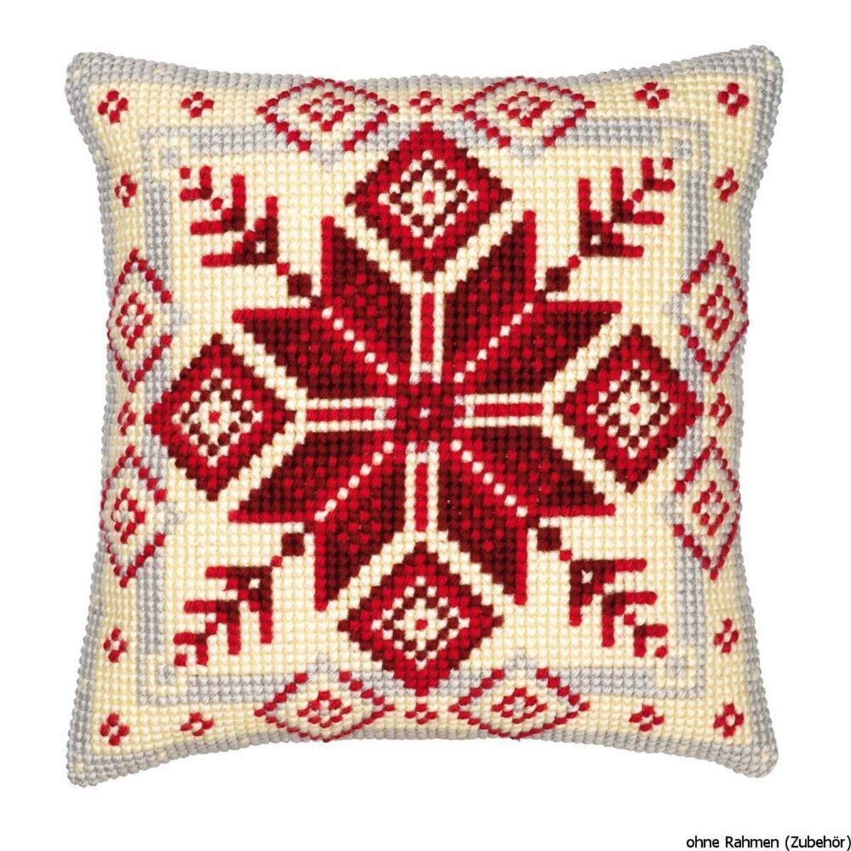 Vervaco stamped cross stitch kit cushion Nordic...