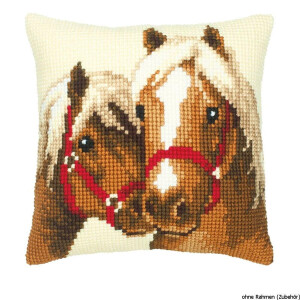 Vervaco stamped cross stitch kit cushion Horse...