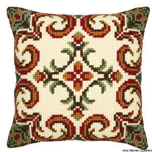 Vervaco stamped cross stitch kit cushion Geometrical, DIY