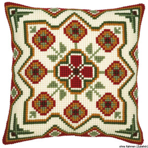 Vervaco stamped cross stitch kit cushion oriental fairy...