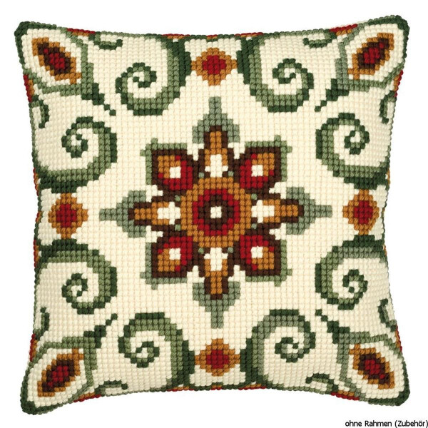 Подушка для вышивания крестом Vervaco "Шехерезада", дизайн вышивки предварительно нарисован