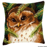 Vervaco stamped cross stitch kit cushion Owl, DIY