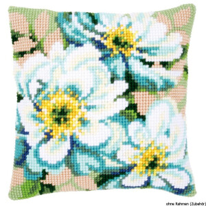 Vervaco stamped cross stitch kit cushion Japanese...