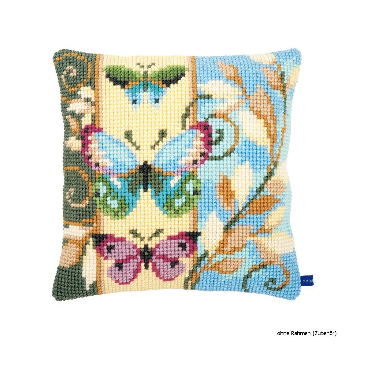 Vervaco stamped cross stitch kit cushion Deco...