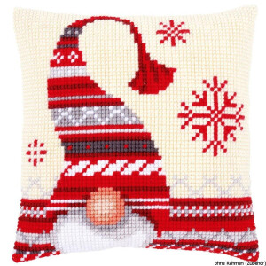 Vervaco stamped cross stitch kit cushion Christmas elf, DIY