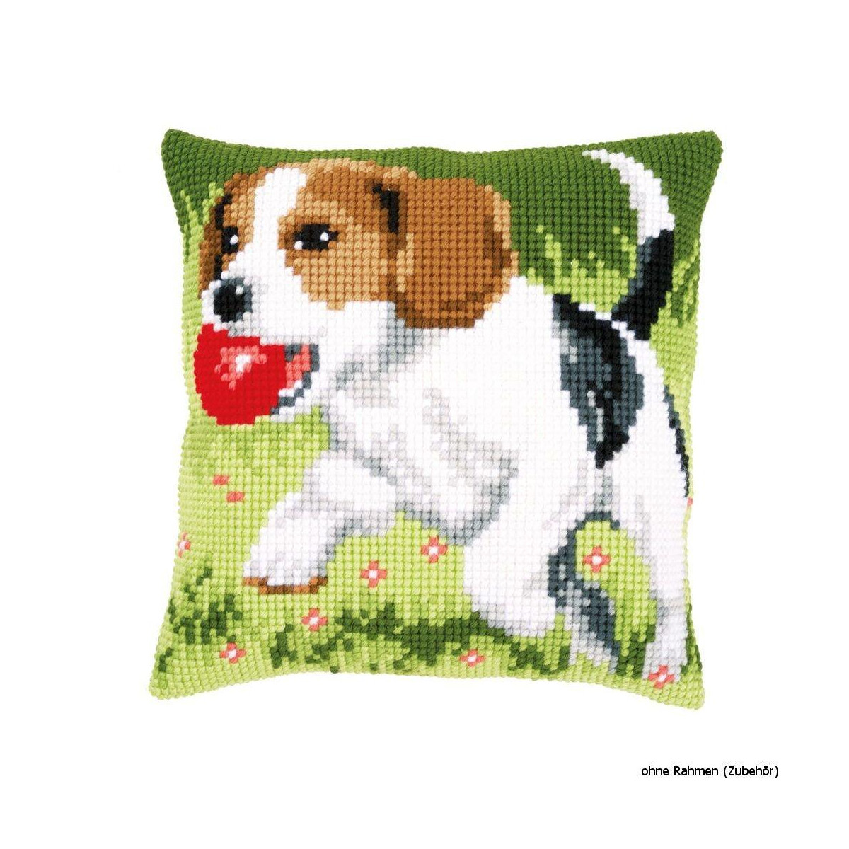 Vervaco stamped cross stitch kit cushion Beagle, DIY