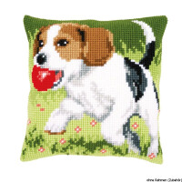 Vervaco stamped cross stitch kit cushion Beagle, DIY