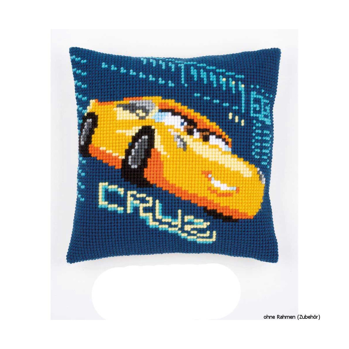 Vervaco Cross stitch kit cushion Disney Cars Cruz,...