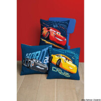 Vervaco Cross stitch kit cushion Disney Cars Cruz, stamped, DIY