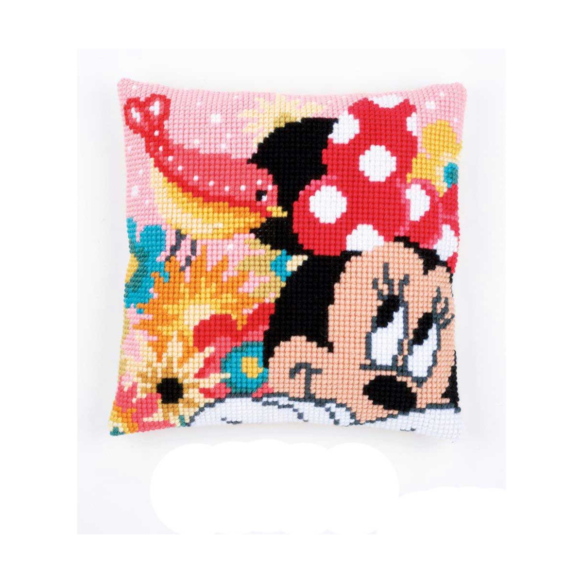 Vervaco Cross stitch kit cushion Disney Minnie has...