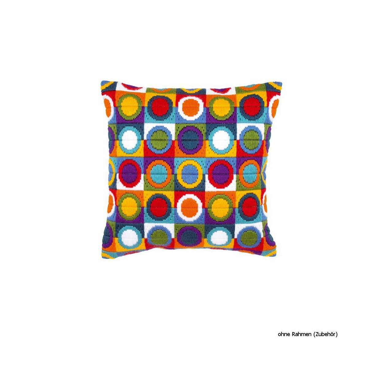 Vervaco Long stitch kit cushion stamped Varicoloured...