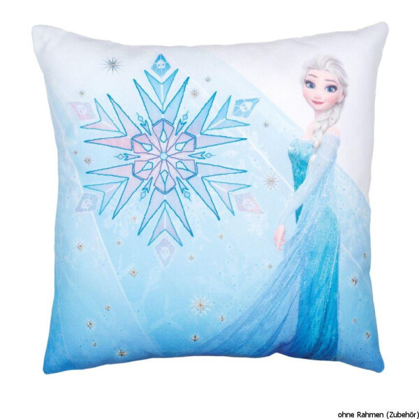 Cojín Vervaco con impresión digital "Elsa Cushion", diseño de bordado dibujado