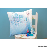 Vervaco printed cushion cover stitch kit Disney Elsa, DIY