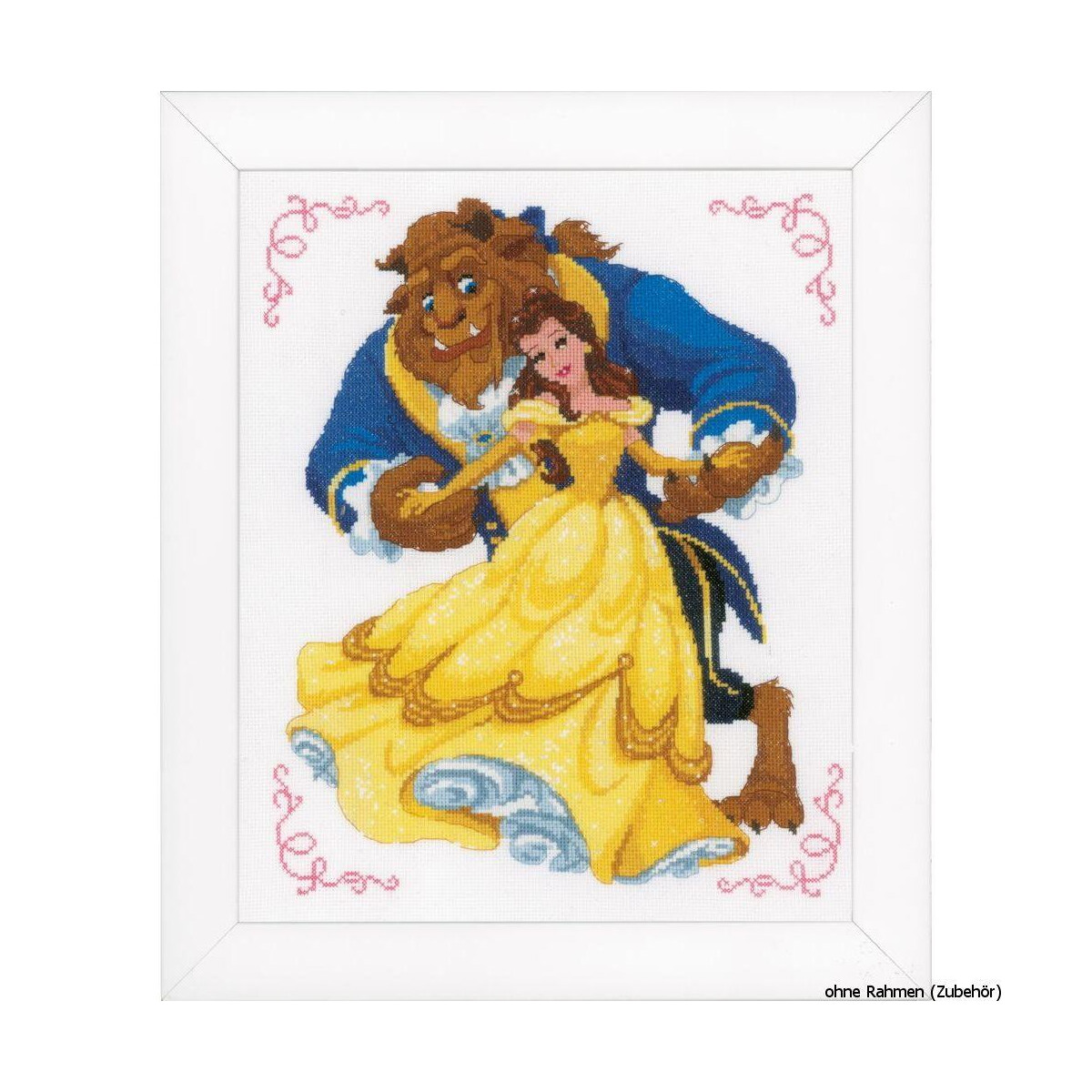 Vervaco Counted cross stitch kit Disney Beauty & the...