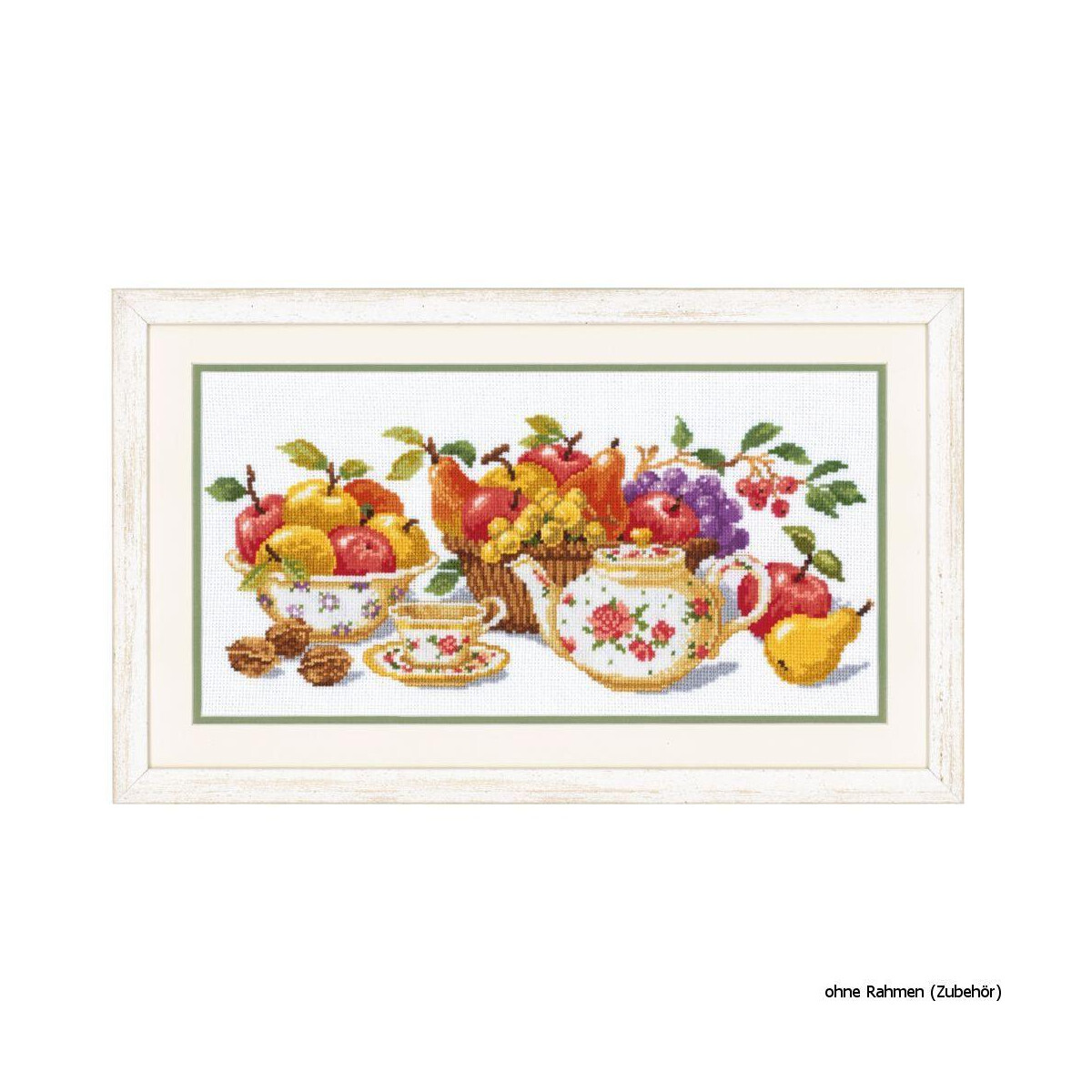 Vervaco Counted cross stitch kit Afternoon tea, DIY