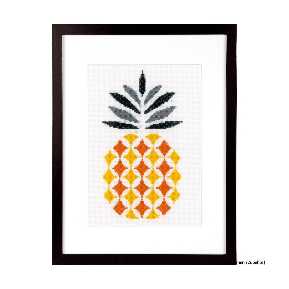 Vervaco Counted cross stitch kit Pineapple, DIY