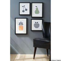 Vervaco Counted cross stitch kit Pineapple, DIY