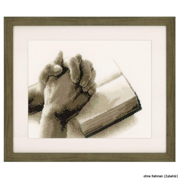 Vervaco Counted cross stitch kit Praying hands, DIY