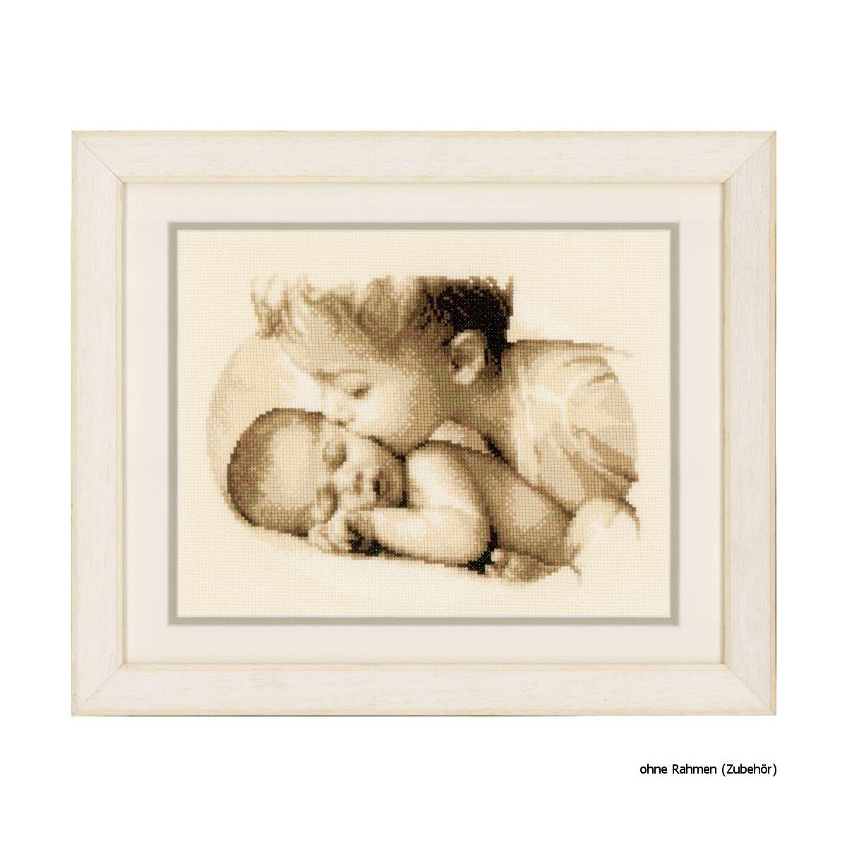 Vervaco Counted cross stitch kit Brotherly love, DIY