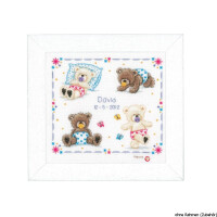Vervaco cross stitch kit counted "getting started", DIY