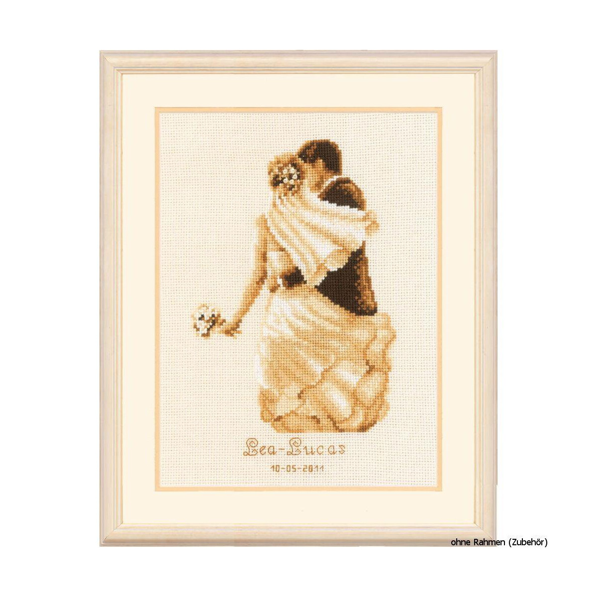 Vervaco Counted cross stitch kit Newlyweds, DIY