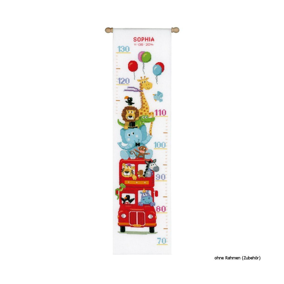 Vervaco Counted cross stitch kit Funny bus, DIY