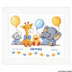Vervaco Counted cross stitch kit Baby shower II, DIY