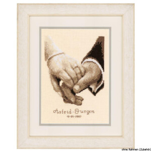 Vervaco Counted cross stitch kit Wedding happiness, DIY