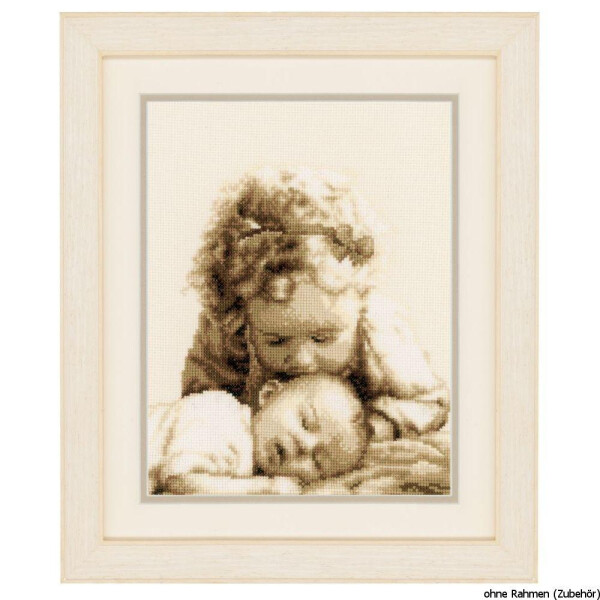 Vervaco Counted cross stitch kit Hello little angel of me, DIY