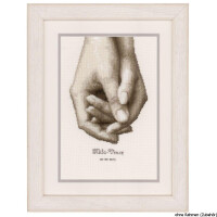 Vervaco Counted cross stitch kit Hand in hand, DIY