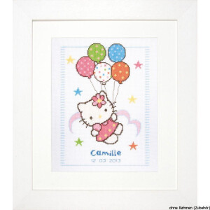 Vervaco Counted cross stitch kit Hello Kitty, DIY