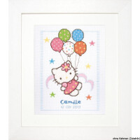 Vervaco Counted cross stitch kit Hello Kitty, DIY