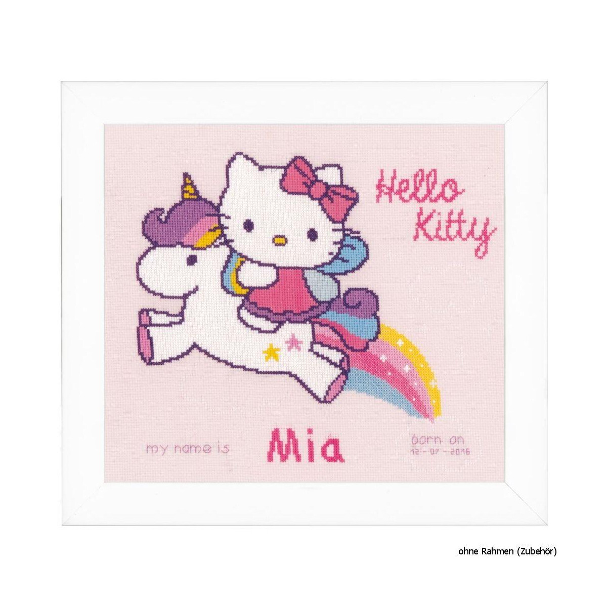 Vervaco Counted cross stitch kit Hello Kitty &...
