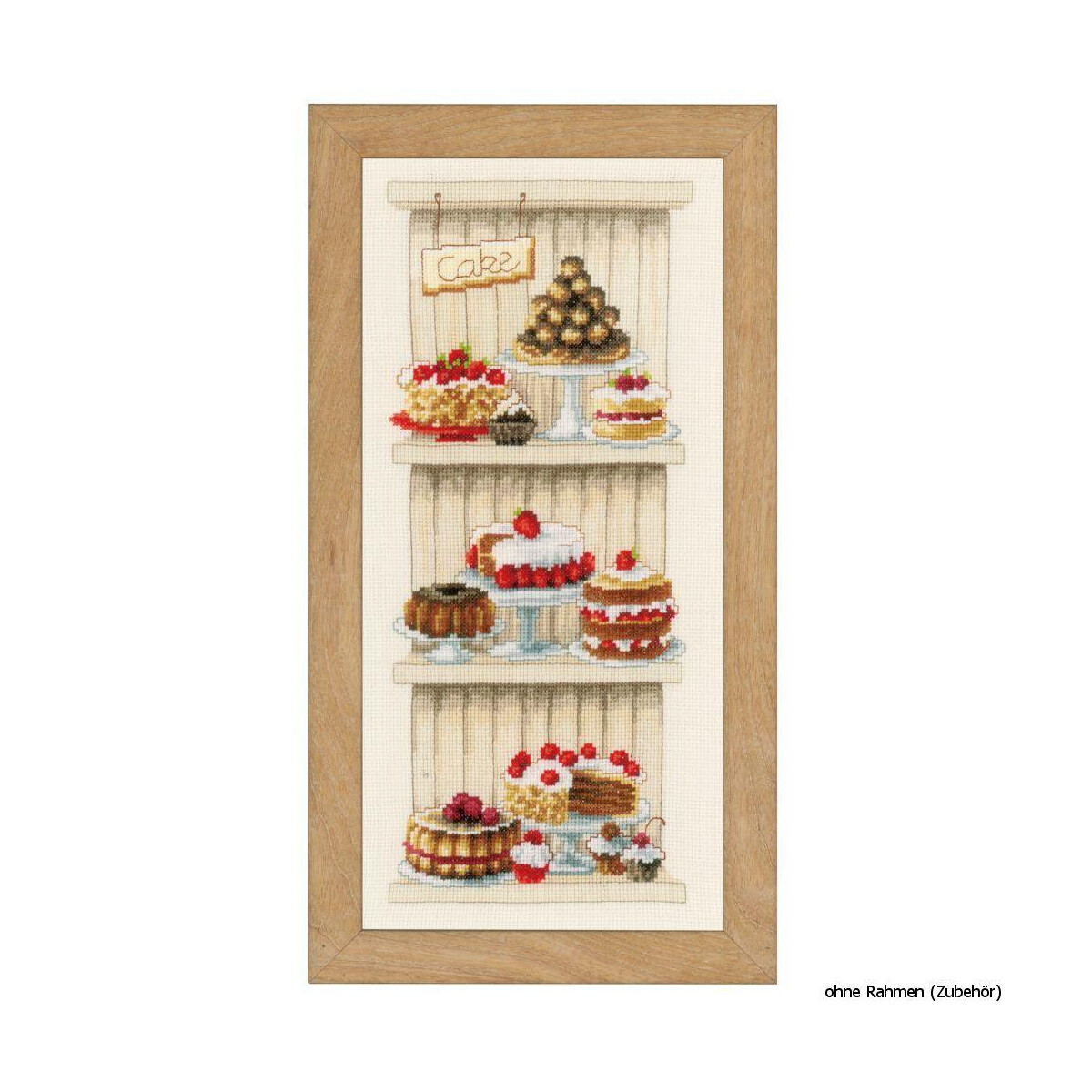 Vervaco Bordado Pack Count Pattern "Delightful Cupcakes