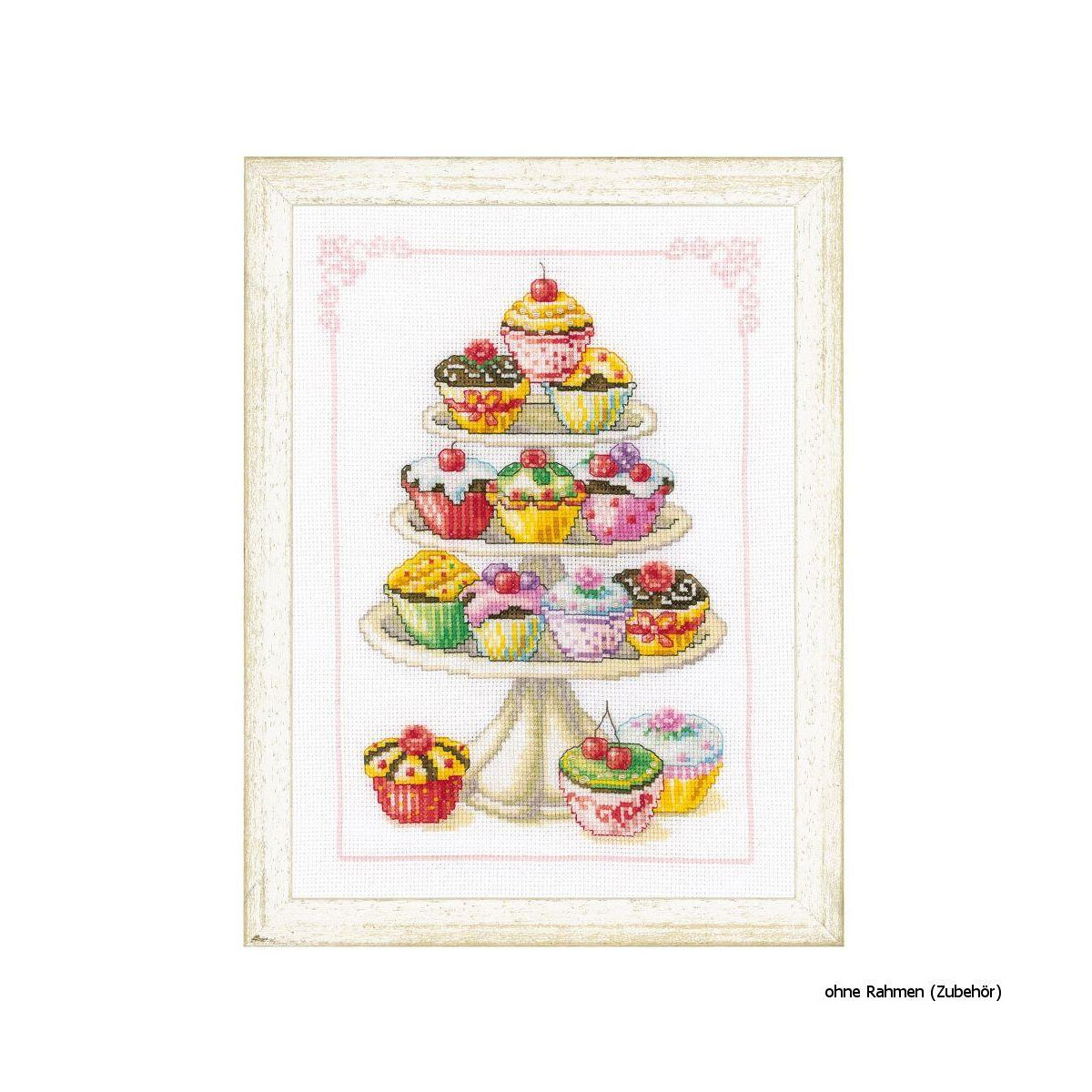 Vervaco Counted cross stitch kit Cupcakes, DIY