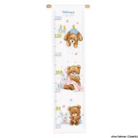 Vervaco Counted cross stitch kit Lovely bears, DIY